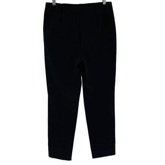 J. Jill Ponte Slim Leg Tapered Pants Black Elastic Waist Stretch Women Small - Picture 4 of 9